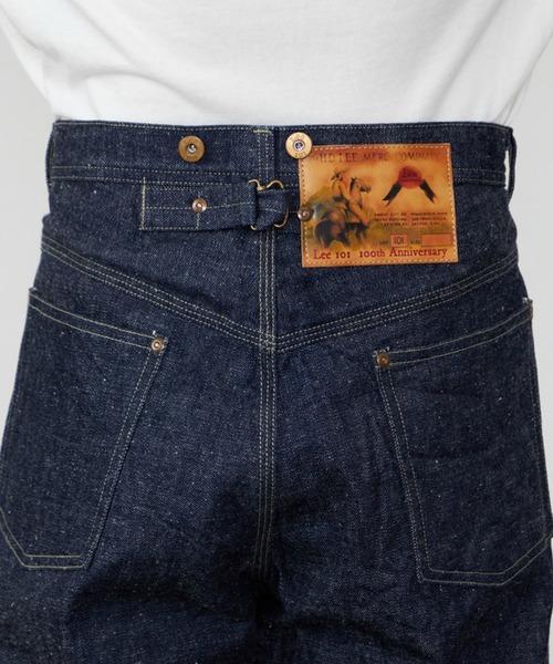 【Lee101xDOORS】別注ストレートデニムパンツ/美品/ミディアム Lee101xDOORS】別注ストレートデニムパンツ/美品/ミディアム