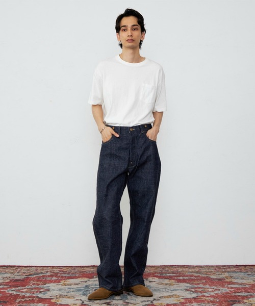 Lee(リー)の「Lee/リー【101 100周年】101COWBOY STRAIGHT/カウボーイ ストレートデニムパンツ/インディゴ セットアップ可(デニムパンツ・メンズ・インディゴブルー・36/34/32/30/28)」の13枚目の写真