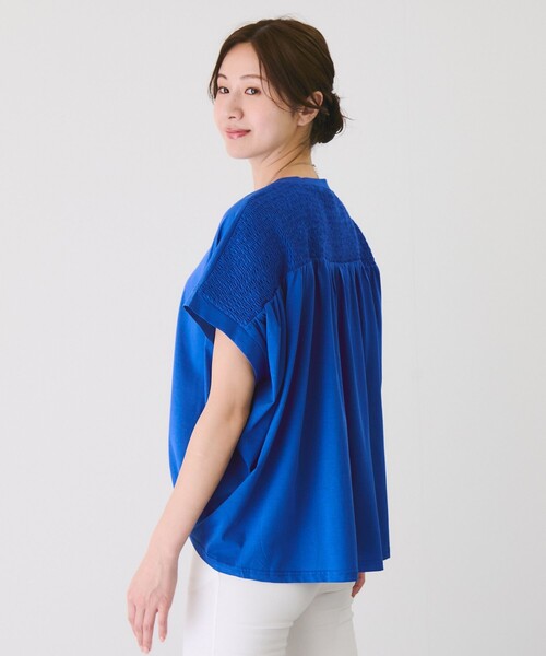 Jayro(ジャイロ)の「バックギャザープルオーバー(Tシャツ/カットソー・レディース・ブラック/ブルー/ホワイト系その他・M)」の20枚目の写真