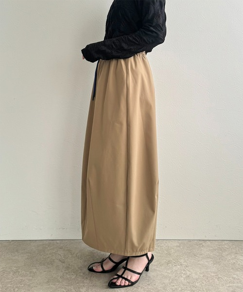 LHELBIE（レルビエ）の「パラシュートスカート（スカート・レディース・ネイビー/ベージュ/ブラック・M）」の11枚目の写真