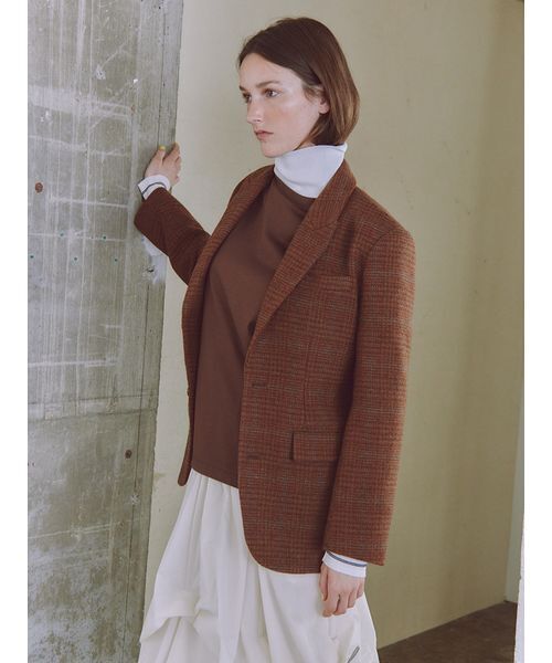 emmi(エミ)の「タックドロストボリュームスカート(スカート・レディース・ホワイト/ライトグレー/ブラック・0/1)」の5枚目の写真