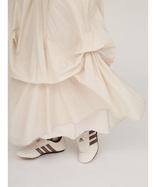 emmi(エミ)の「タックドロストボリュームスカート(スカート・レディース・ホワイト/ライトグレー/ブラック・0/1)」の12枚目の写真