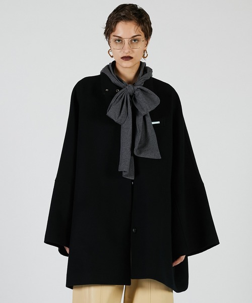 マフラー付きポンチョコート / Poncho Coat with Scarf（その他