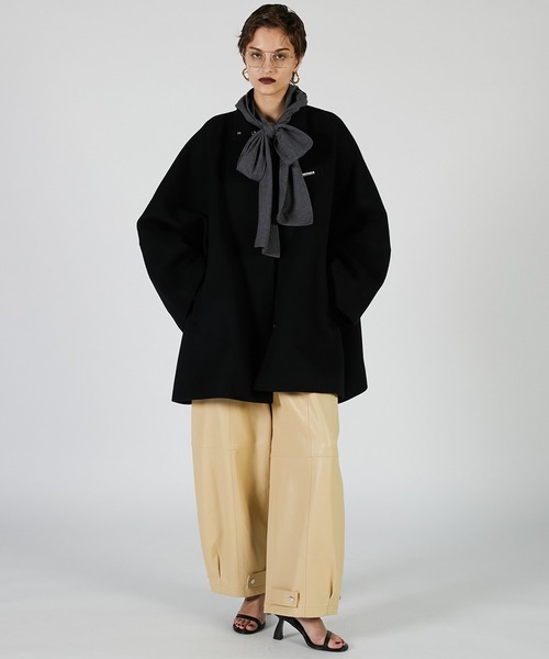 マフラー付きポンチョコート / Poncho Coat with Scarf（その他