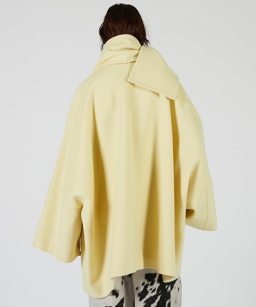 PRANK PROJECT（プランクプロジェクト）の「マフラー付きポンチョコート / Poncho Coat with Scarf（その他アウター・レディース・イエロー/グレー/ブラック・FREE）」の12枚目の写真