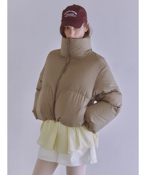 emmi(エミ)の「【ONLINE限定カラー】【prince|emmi】ナイロンハーフパンツ(デニムパンツ・レディース・ブラウン/ネイビー/アイボリー・F)」の5枚目の写真