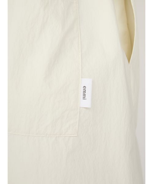 emmi(エミ)の「【ONLINE限定カラー】【prince|emmi】ナイロンハーフパンツ(デニムパンツ・レディース・ブラウン/ネイビー/アイボリー・F)」の12枚目の写真