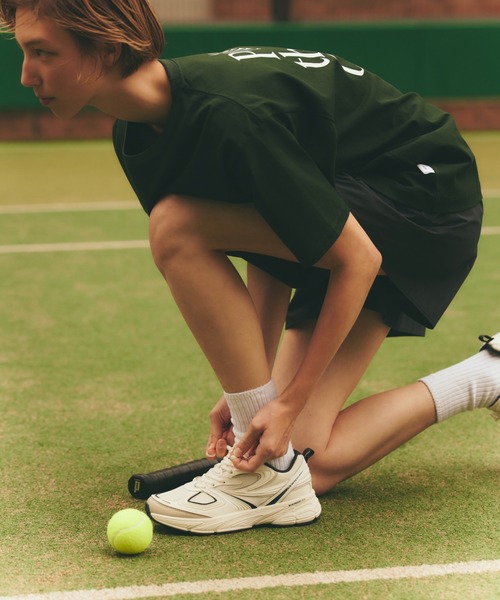 emmi(エミ)の「【ONLINE限定カラー】【prince|emmi】ナイロンハーフパンツ(デニムパンツ・レディース・ブラウン/ネイビー/アイボリー・F)」の22枚目の写真