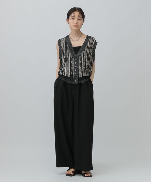 LEPSIM（レプシィム）の「12ゲージフリンジベスト　579229（ベスト・レディース・ブラック/イエロー/ブラウン・FREE）」の8枚目の写真