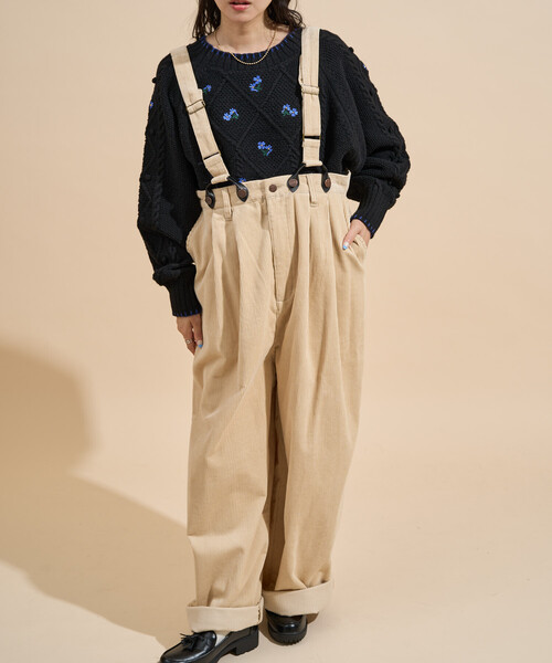 フリークスストア REDKAP サスペンダー付きパンツ FREAK'S STORE チノパン RED KAP × STORE/レッドキャップ 別注