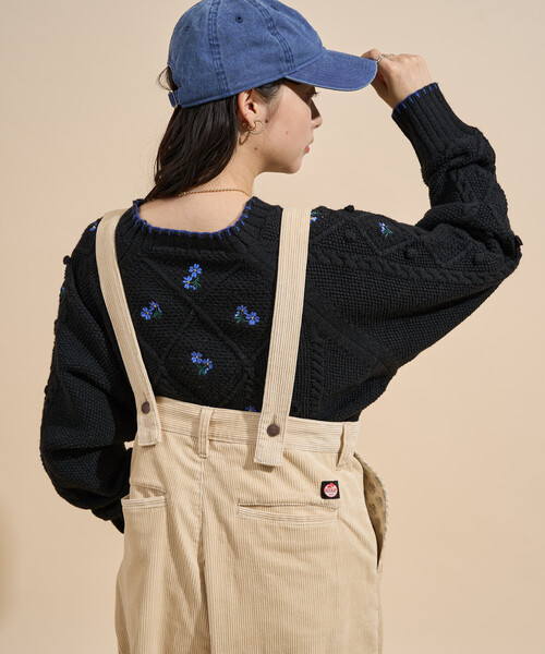 FREAK'S STORE（フリークスストア）の「RED KAP × FREAK'S STORE/レッドキャップ 別注 コーデュロイ サスペンダー付き ビッグ2タックパンツ/コーデュロイワイドパンツ（その他パンツ・レディース・ナチュラル/ネイビー/ブラウン・ﾌﾘ-）」の16枚目の写真