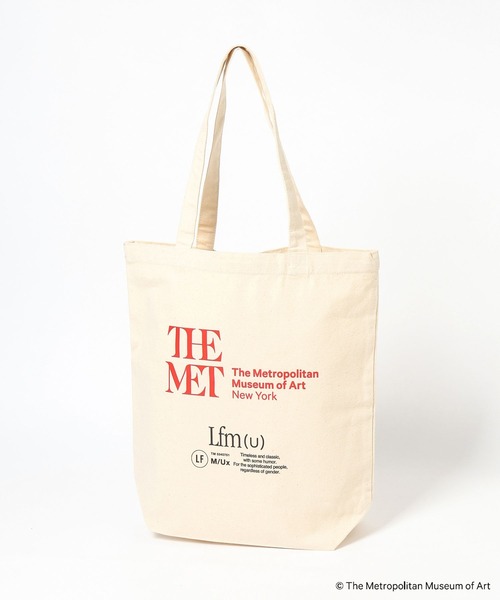 LOWRYS FARM（ローリーズファーム）の「【LFM(U)】The MetトートBAG　589260（トートバッグ・メンズ・ホワイト/ブラック・FREE）」の2枚目の写真