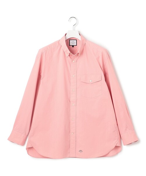 J.PRESS YORK STREET(ジェイプレスヨークストリート)の「【UNISEX】タイプライター ボタンダウンシャツ(シャツ/ブラウス・メンズ・ピンク系/ホワイト系/カーキ系・MEDIUM/LARGE/SMALL)」の3枚目の写真
