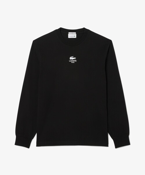 LACOSTE(ラコステ)の「ワンポイントプリントロングスリーブTシャツ(Tシャツ/カットソー・メンズ・オリーブ/ブラック/ホワイト・L/M/S/XL)」の2枚目の写真