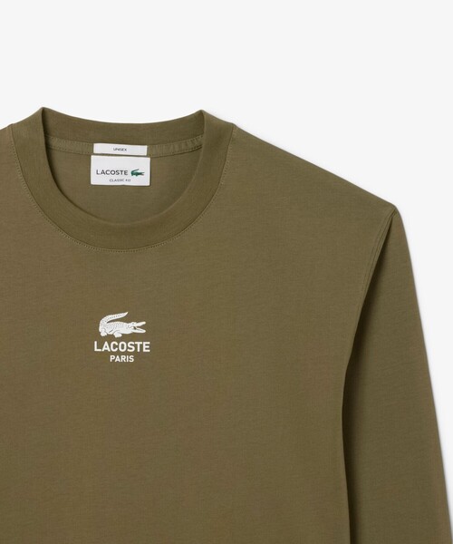 LACOSTE(ラコステ)の「ワンポイントプリントロングスリーブTシャツ(Tシャツ/カットソー・メンズ・オリーブ/ブラック/ホワイト・L/M/S/XL)」の8枚目の写真