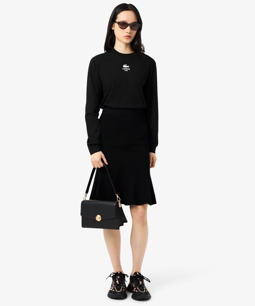 LACOSTE(ラコステ)の「ワンポイントプリントロングスリーブTシャツ(Tシャツ/カットソー・メンズ・オリーブ/ブラック/ホワイト・L/M/S/XL)」の10枚目の写真