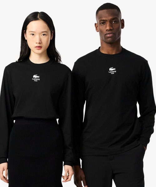 LACOSTE(ラコステ)の「ワンポイントプリントロングスリーブTシャツ(Tシャツ/カットソー・メンズ・オリーブ/ブラック/ホワイト・L/M/S/XL)」の13枚目の写真