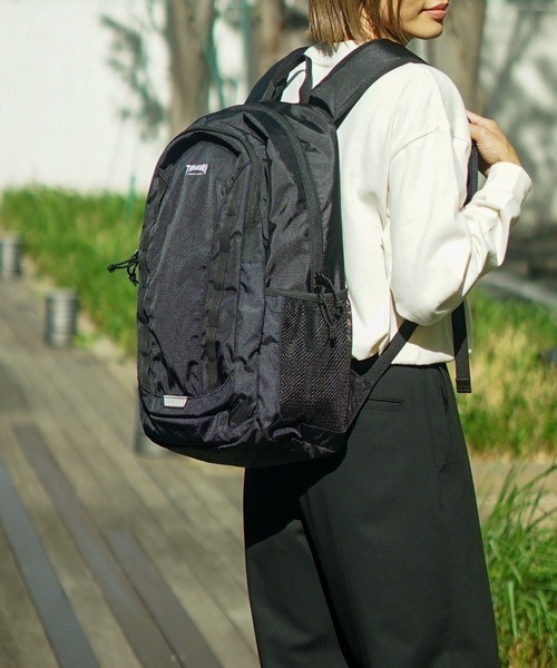 THRASHER(スラッシャー)の「【THRASHER/スラッシャー】Back Pack 25L 撥水加工 リフレクター バックパック(バックパック/リュック・メンズ・ブラック/ブラック×ホワイト・FREE)」の9枚目の写真