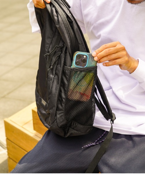 THRASHER(スラッシャー)の「【THRASHER/スラッシャー】Back Pack 25L 撥水加工 リフレクター バックパック(バックパック/リュック・メンズ・ブラック/ブラック×ホワイト・FREE)」の14枚目の写真