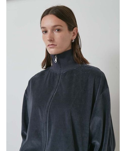 styling/（スタイリング）の「【セットアップ対応】ジップアップベロアブルゾン（ブルゾン・レディース・ベージュ/オレンジ/ダークブルー・F）」の11枚目の写真
