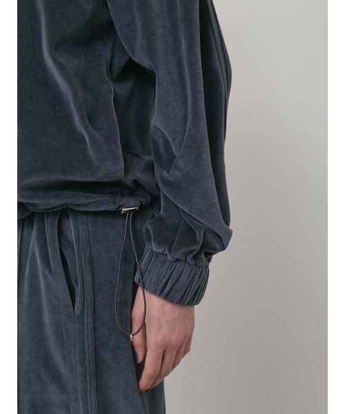 styling/（スタイリング）の「【セットアップ対応】ジップアップベロアブルゾン（ブルゾン・レディース・ベージュ/オレンジ/ダークブルー・F）」の12枚目の写真