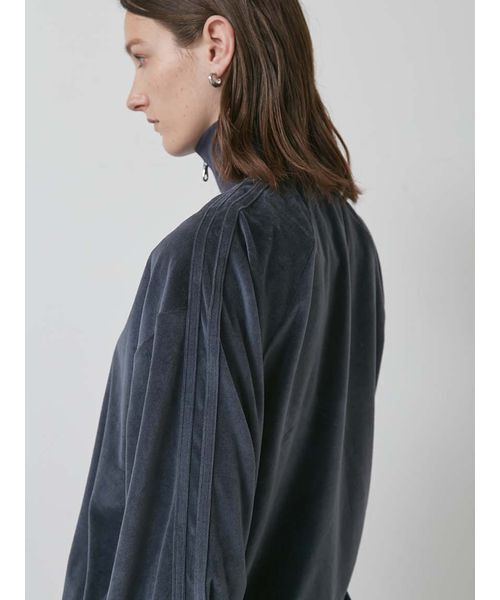 styling/（スタイリング）の「【セットアップ対応】ジップアップベロアブルゾン（ブルゾン・レディース・ベージュ/オレンジ/ダークブルー・F）」の13枚目の写真