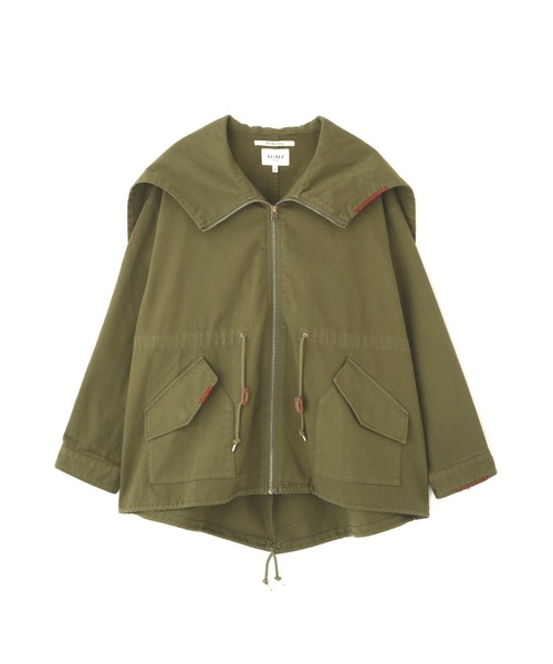 AVIREX（アヴィレックス）の「CUSTOM M-51 FADE WASH JACKET/カスタムM-51フェイドジャケット（ミリタリージャケット・レディース・オリーブ/ブラック/キナリ・F）」の22枚目の写真