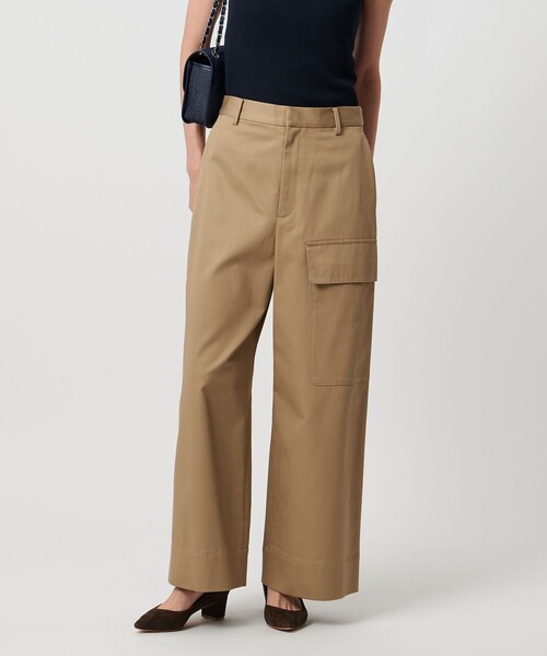 UNITED ARROWS（ユナイテッドアローズ）の「チノ ポケット パンツ ‐ウォッシャブル‐（チノパンツ・レディース・ブラック/ベージュ/オフホワイト・36/38）」の3枚目の写真