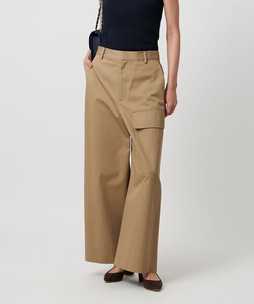 UNITED ARROWS（ユナイテッドアローズ）の「チノ ポケット パンツ ‐ウォッシャブル‐（チノパンツ・レディース・ブラック/ベージュ/オフホワイト・36/38）」の4枚目の写真