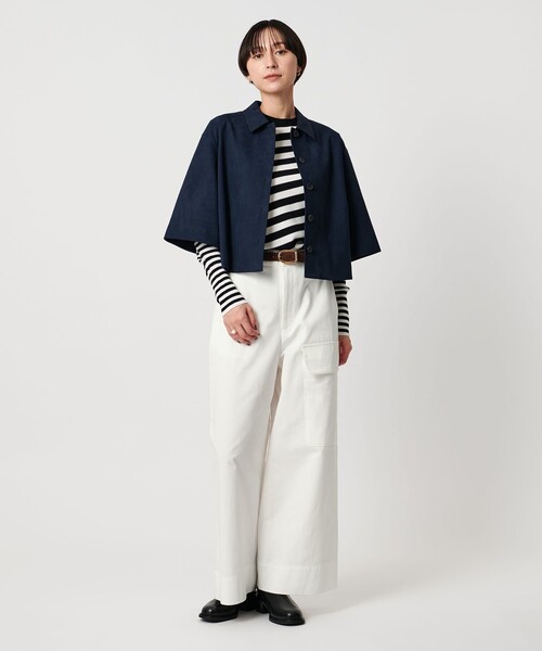 UNITED ARROWS（ユナイテッドアローズ）の「チノ ポケット パンツ ‐ウォッシャブル‐（チノパンツ・レディース・ブラック/ベージュ/オフホワイト・36/38）」の12枚目の写真