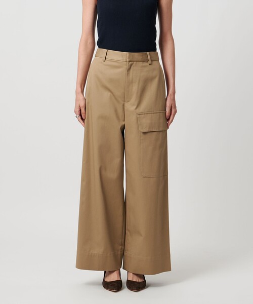 UNITED ARROWS（ユナイテッドアローズ）の「チノ ポケット パンツ ‐ウォッシャブル‐（チノパンツ・レディース・ブラック/ベージュ/オフホワイト・36/38）」の7枚目の写真