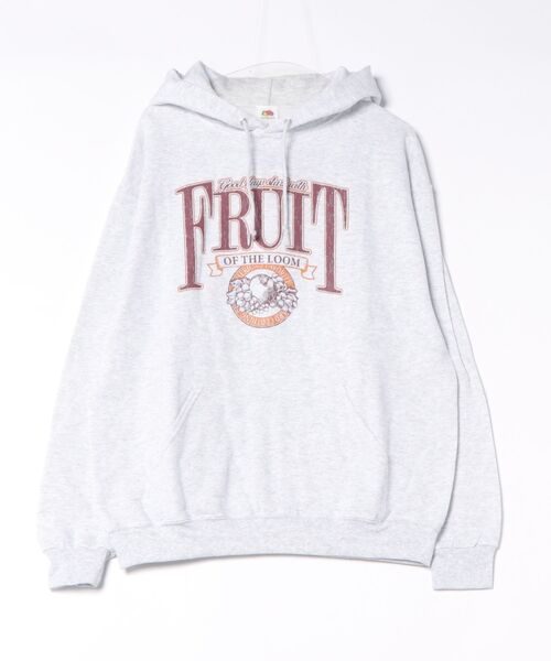 FRUIT OF THE LOOM(フルーツオブザルーム)の「FTL PRINT HOODIE8 / ユニセックス / ジェンダーレス / フーディ(パーカー・メンズ・ワイン/ブラック/ホワイト・XL/L/M)」の2枚目の写真