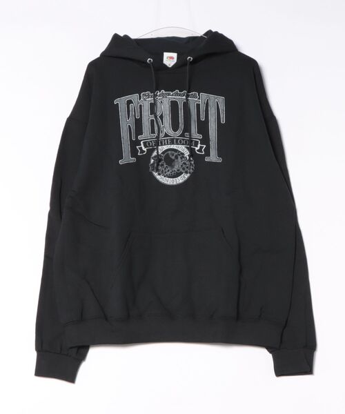 FRUIT OF THE LOOM(フルーツオブザルーム)の「FTL PRINT HOODIE8 / ユニセックス / ジェンダーレス / フーディ(パーカー・メンズ・ワイン/ブラック/ホワイト・XL/L/M)」の1枚目の写真