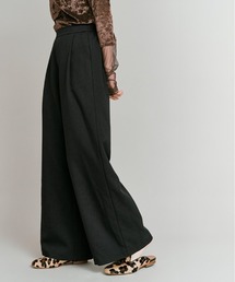 【W:Huku / リンクルフリーツイル】ワンタック スラックス パンツ / Wrinkle-Free Stretch Twill Slacks