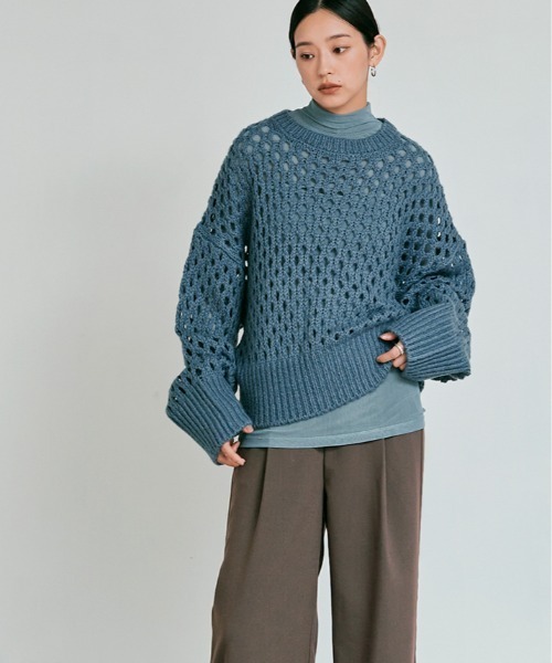 W:Huku(フーク)の「【W:Huku / リンクルフリーツイル】ワンタック スラックス パンツ / Wrinkle-Free Stretch Twill Slacks(スラックス・レディース・ブラウン/杢グレー/ブラック・M/L)」の4枚目の写真