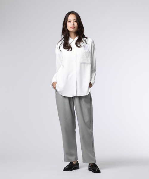 Psycho Bunny（サイコバニー）の「[WOMEN]レース シャツ（シャツ/ブラウス・レディース・ブラック/ホワイト・FREE）」の12枚目の写真