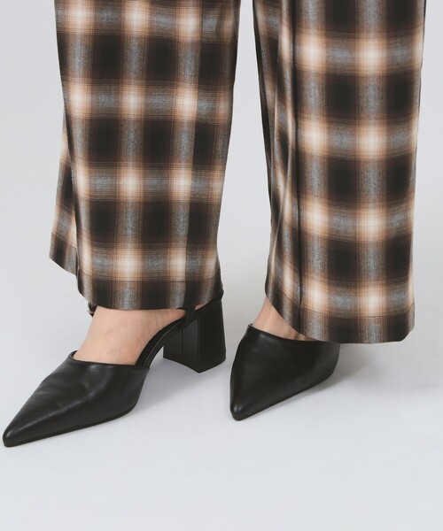 Ray BEAMS(レイビームス)の「オンブレチェック ワイド パンツ(その他パンツ・レディース・ダークブラウン/ブラック・0/1)」の19枚目の写真