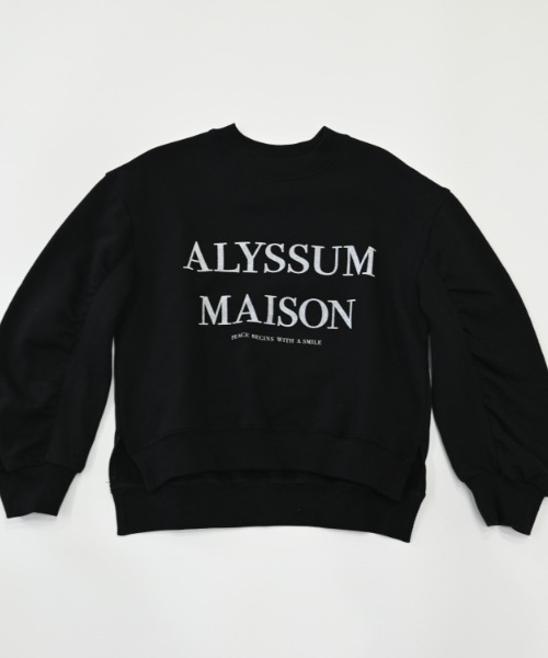 NHT(エヌエイチティー)の「NHT/エヌエイチティー ALYSSUM ギャザートレーナー(スウェット・キッズ・チャコールグレー/アイボリー/ブラック・160cm/150cm/140cm/130cm/120cm/110cm)」の17枚目の写真