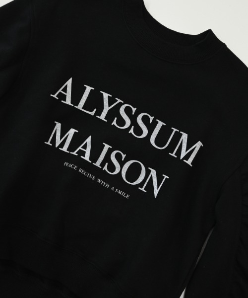 NHT(エヌエイチティー)の「NHT/エヌエイチティー ALYSSUM ギャザートレーナー(スウェット・キッズ・チャコールグレー/アイボリー/ブラック・160cm/150cm/140cm/130cm/120cm/110cm)」の18枚目の写真