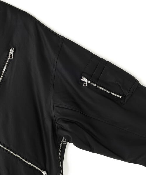 DANKE SCHON（ダンケシェーン）の「DankeSchon/ダンケシェーン/COATING ZIP MA-1（MA-1・メンズ・ブラック・L/M/S）」の18枚目の写真