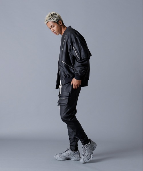 DANKE SCHON（ダンケシェーン）の「DankeSchon/ダンケシェーン/COATING ZIP MA-1（MA-1・メンズ・ブラック・L/M/S）」の12枚目の写真