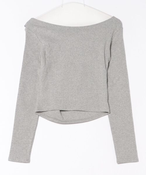 JULIUS アシンメトリードレープカットソー SAISON DE PAPILLON tシャツ ドレープネックアシンメトリー