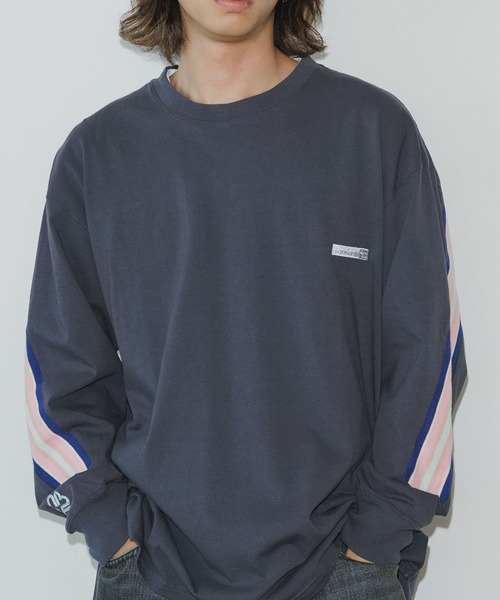 FACETASM（ファセッタズム）の「FACETASM/ファセッタズム RIB LONG TEE ロンT（Tシャツ/カットソー・メンズ・ホワイト/ブラック・5/3/4）」の2枚目の写真