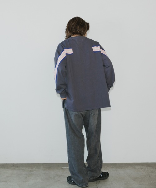 FACETASM（ファセッタズム）の「FACETASM/ファセッタズム RIB LONG TEE ロンT（Tシャツ/カットソー・メンズ・ホワイト/ブラック・5/3/4）」の15枚目の写真