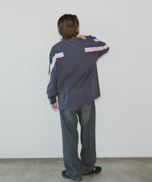 FACETASM（ファセッタズム）の「FACETASM/ファセッタズム RIB LONG TEE ロンT（Tシャツ/カットソー・メンズ・ホワイト/ブラック・5/3/4）」の16枚目の写真