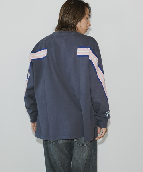 FACETASM（ファセッタズム）の「FACETASM/ファセッタズム RIB LONG TEE ロンT（Tシャツ/カットソー・メンズ・ホワイト/ブラック・5/3/4）」の7枚目の写真