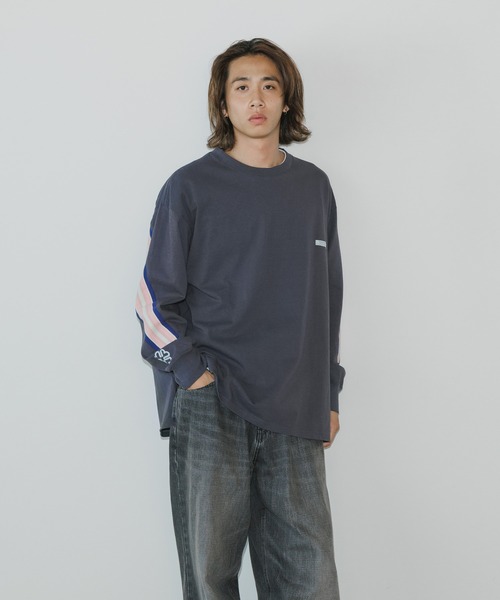 FACETASM（ファセッタズム）の「FACETASM/ファセッタズム RIB LONG TEE ロンT（Tシャツ/カットソー・メンズ・ホワイト/ブラック・5/3/4）」の6枚目の写真