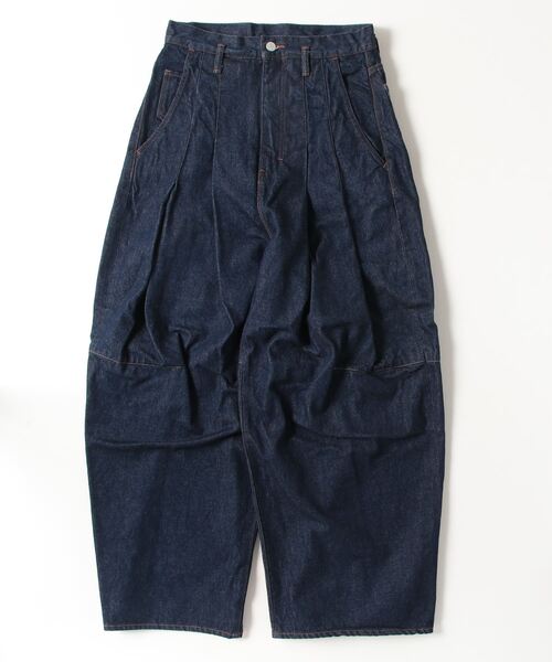 SHINYAKOZUKA（シンヤコヅカ）の「【SHINYAKOZUKA】 ORDINARY CITY BAGGY（デニムパンツ・メンズ・インディゴブルー/ブラック・X-SMALL/SMALL/MEDIUM）」の2枚目の写真