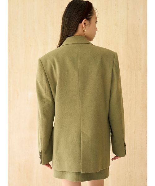 オーバーサイズウールジャケット（テーラードジャケット）｜SNIDEL