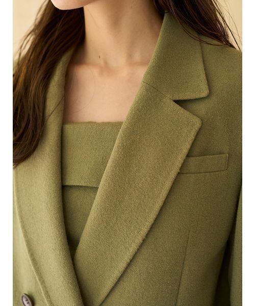 オーバーサイズウールジャケット（テーラードジャケット